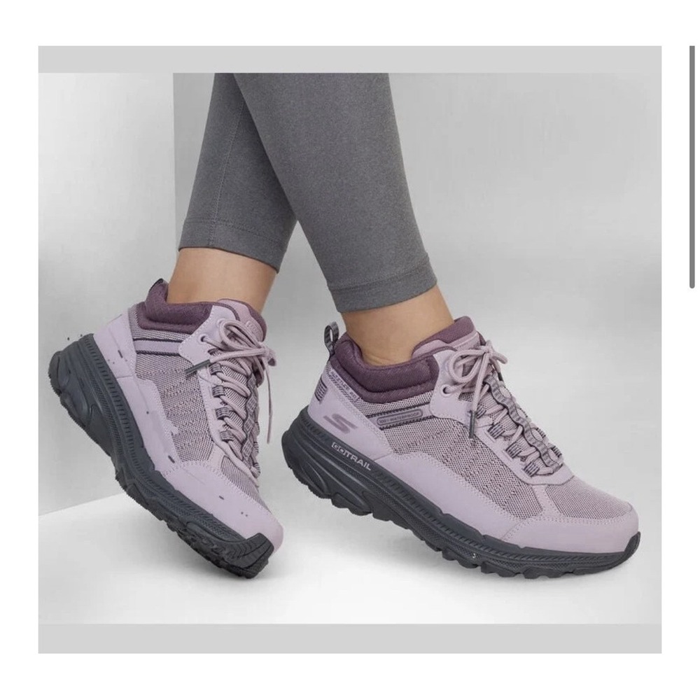 New Skechers GO RUN Trail Altitude 2.0 Sneaker Women's 10 Mauve Waterproof Shoes
